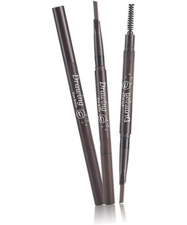 Healvian 2pcs 2 1 Eyebrow Pencils Eyebrow Pencil Brush Brow Spoolie Brush Automatic Eyebrow Brush To Rotate 1 count (Pack of 1) As Shownx2pcs - Buy Online on GoSupps.com