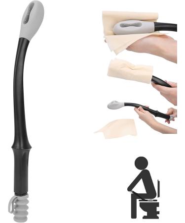 Toilet Aids for Wiping - 15.7 Long Comfort Wiper Handle for Easy Self-Wiping | Gray | International Shipping Available - Buy Online on GoSupps.com