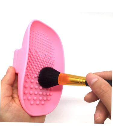 minkissy 1pc Make up Make up Kit Silicone Makeup Applicator Makeup Brush Scrubber Makeup Brush Cleaning Plate Makeup Cleaner Brush Cleaning Mat Pink Tools Cleansing Brush Sink - Buy Online on GoSupps.com