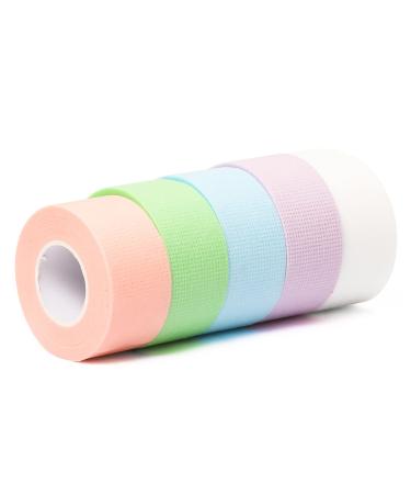 Lash Tapes Blue Pink Silicone Gel Cross Texture Direction Eyelash Tapes 5 Colored Mixed Eaily Tear Tapes Eyelash Extensions grafting Breathable Microporous Fabric Medical Tape Eye Lashes Tools 5 Rolls Colored Silicone La... - Buy Online on GoSupps.com