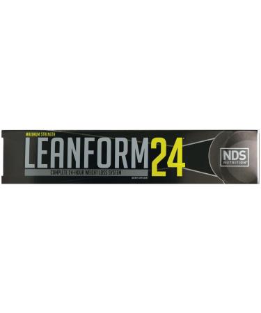 LeanForm24 NDS Nutrition Maximum Strength Weight Loss - Decrease Appetite and Energy Booster - Glutamine L-Carnitine and CLA (LipoRush XT 60 Capsules Censor 90 Softgels and Slim-Tox 90 Capsules)