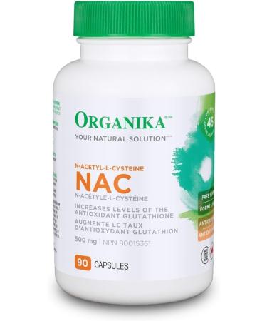 Organika Chelated Zinc 45 Tabs & NAC (N-Acetyl-L-Cysteine) 500mg- Supports Antioxidant Glutathione Levels Immune System Support Liver and Detox Support- 90 caps SUPPLEMENT + SUPPLEMENT 620365012953 - Buy Online on GoSupps.com