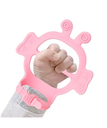 Teething Toy for Toddler - Children's Molar Stick Toy Safe to Use Adjustable Chewing Toys for Birthday Christmas and Other Festivals Coatuiyo Pink - Buy Online on GoSupps.com
