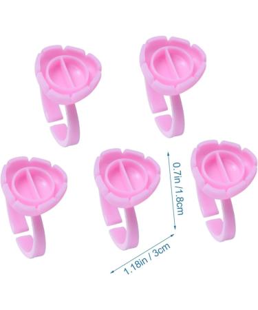 Happyyami 100Pi ces Rings de Support pour Extension de Cils Pigment de Coupe de Cils Pratique et Portable - Buy Online on GoSupps.com
