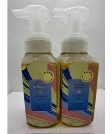 Set of 2 Blends Kitchen Lemon & Honolulu Sun Gentle Foaming Hand Soap 8.75 Ounce