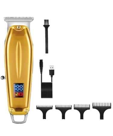 Hair Clippers USB Charging LED Digital Display Mens Shaver Mini Design Engraving Shear Razor Hair Clipper Trimmer For Men