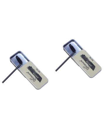 NOLITOY 2 Sets Eyebrow Soap Gel Brow Styling Cream Wax Eyebrow Cream Do Not Take off Makeup Supplies Woman 1 count (Pack of 1) Assorted Colorx2pcs