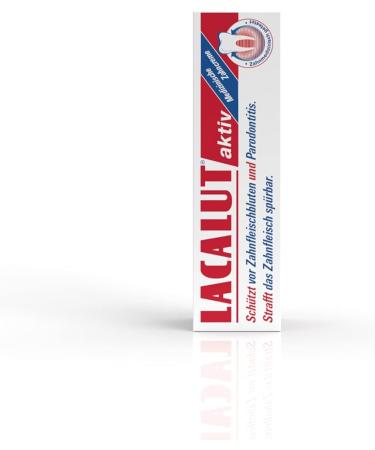 Lacalut Active Toothpaste 100ml | Strengthen Gums & Effective Dental Care | Buy 3 for Optimal Results - International Shipping Available - Buy Online on GoSupps.com