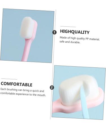 Healeved 4pcs Household Toothbrush Set - Eco-Friendly & Effective Oral Care - Shop Internationally! - Buy Online on GoSupps.com