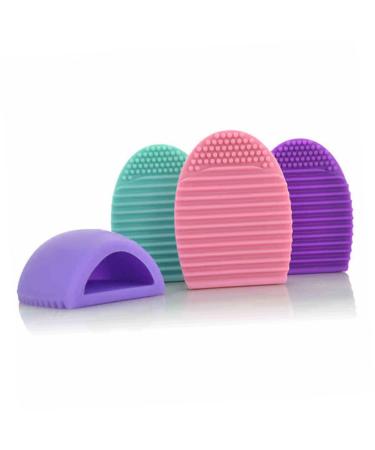 Shop Premium Makeup Brush Cleaner | Mini Travel Scrub Eggs & Accessories - Clean Tools for Flawless Makeup - Buy Online on GoSupps.com