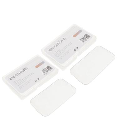 Cabilock Lot de 2 Bo tes de Rangement pour Faux Cils Couvercle Herm tique tui Transparent Compact pour Extensions de Cils Protection Anti-Poussi re pour Voyage et Organisation