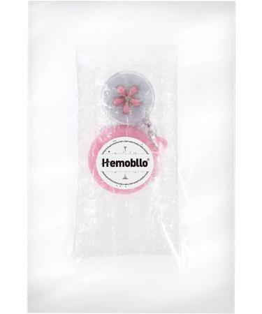 Hemobllo Retractable Nurse Watch | Portable Pocket Clip-On Watch with Second Hand for Doctor | Cute Leaves Design | Black Pink - Buy Online on GoSupps.com