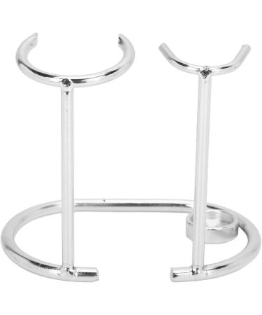 Stainless Steel Razor Stand - Modern Portable Shaving Brush Holder - Rustless Design for Restroom (Silver) | International Shipping - Buy Online on GoSupps.com