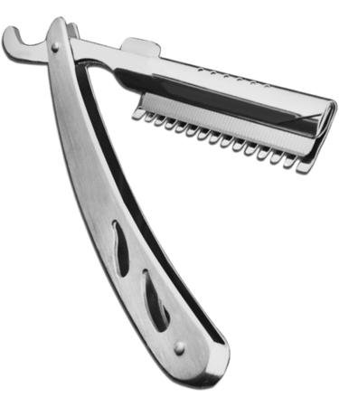 Minkissy Stainless Steel Razor Set - 3-Piece Hairdresser Straight Razor with Interchangeable Blades & Pocket Safety Razor for Men - International Shipping Available - Buy Online on GoSupps.com
