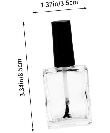  SOESFOUFU Cuticle Oil Container Refillable Glass Containers Monomer Container Refillable Cosmetic Bottles Nail Gel Filling Nail Polish - Buy Online on GoSupps.com