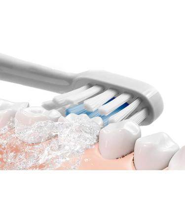 Auwish Electric Toothbrush Replacement Brush Head x 4 with Silicone Cover - Compatible with Auwish Sonic Toothbrushes - Buy Online on GoSupps.com