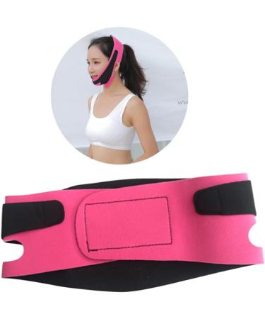 minkissy 1pc Pink Prevent Snoring Ultrathin Small v Korean Lift Lifting Thin Strap Thin Masseter Chin - Buy Online on GoSupps.com