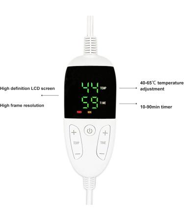 Tnfeeon Warmer Thermal Blanket & Electric Heating Pillows for Pain Relief - Safe Burn-Free Comfort at Home (Gray) EU Plug 220V - Buy Online on GoSupps.com
