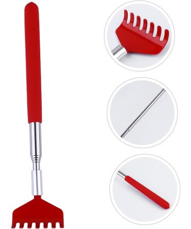 Shop Minkissy 3x Telescopic Tickling Rake - Red Stainless Steel Massage Tool for Ultimate Relaxation | International Shipping Available - Buy Online on GoSupps.com