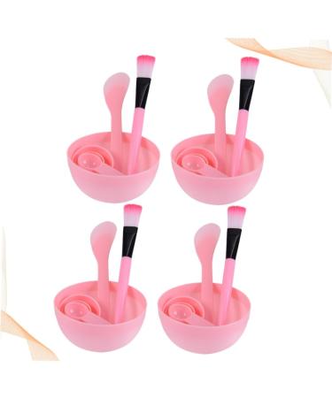 Healeved 12 Sets Facial Mask Brush Cream Facial Mask Bowl Facial Mud Brush Mask Bowl Brush Applicator Cosmetic Spatula Facial Spatula Facial Mask Spatula Spray Bottle Mix Six Piece Set Pink - Buy Online on GoSupps.com