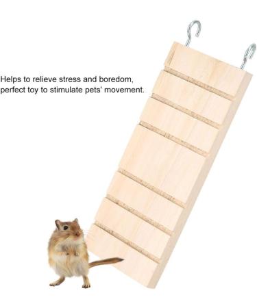 rabbit ramp Pet Wood Hamster Climbing Ladder Hamster Ladder Bridge Pet Ladder Hamster Ladder Pet Suspension Bridge Small Pet Ladder Hamsters for Pets for Small Animals Mice - Buy Online on GoSupps.com