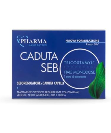 YLAT | Tricostamyl caduta-sebo Extra Forte 1 month specific treatment for fragile hair with oily skin Hardening and sebonormalizing action 10 ampoules of 3 ml. CAD. - Buy Online on GoSupps.com