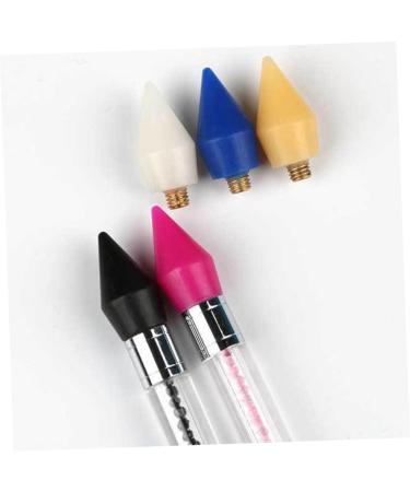 POPETPOP 5pcs Tools Diamond Art Pen Tip Dotting Tool Refills Gem Picker Tool Diamond Art Pen Refill Diamond Art Supplies Diamond Art Accessories Rhinestone Wax Metal 2.85X1.50X1.50CM Rosy - Buy Online on GoSupps.com