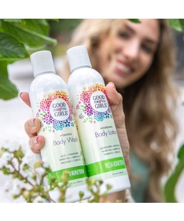 Good For You Girls Gift Set - Gel Cleanser Toner Moisturizer & Honeydew Scented Body Wash & Lotion - 5 Pieces - Perfect for Face and Body Care - Buy Online on GoSupps.com