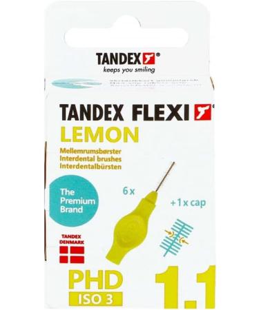 TANDEX Flexi PhD 1.1 ISO 3 Lemon - Premium Dental Flexi Toothbrush | International Shipping - Buy Online on GoSupps.com