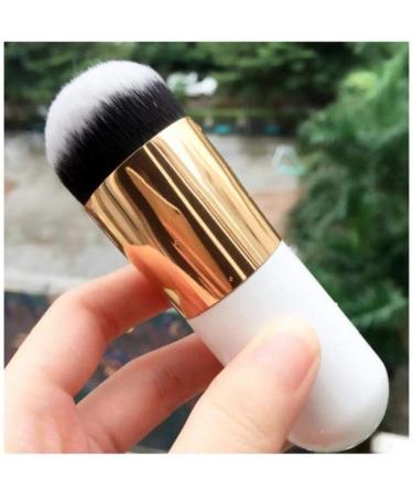 1pc Foundation Brush with Dense Large Round Head Makeup Brush Powder Brush Blush Brush for Buffing Stippling Concealer One Size - Buy Online on GoSupps.com