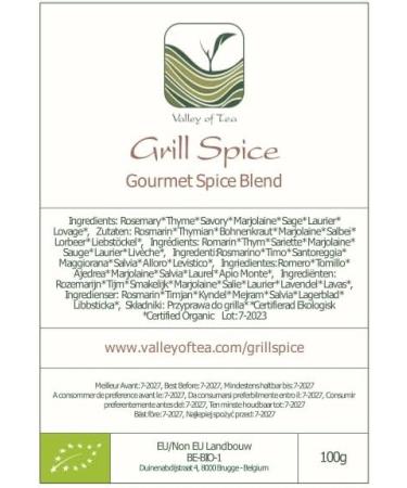 Barbeque Grill Spice Gourmet Quality - Grilling Spices Seasoning for BBQ - 100g - Buy Online on GoSupps.com