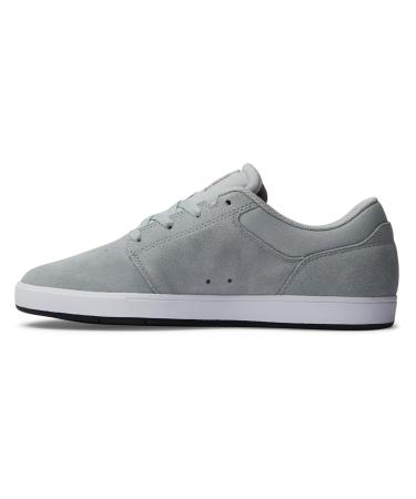 DC Shoes Men's Crisis 2 Sneaker 42 EU Grey White Grey