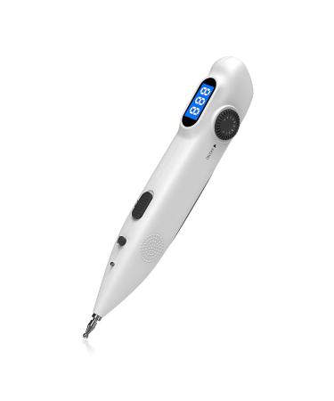 DAM SC896 Electronic acupuncture pen with digital display 3 modes 9 intensity settings 4 x 3.1 x 23.5 cm color: white