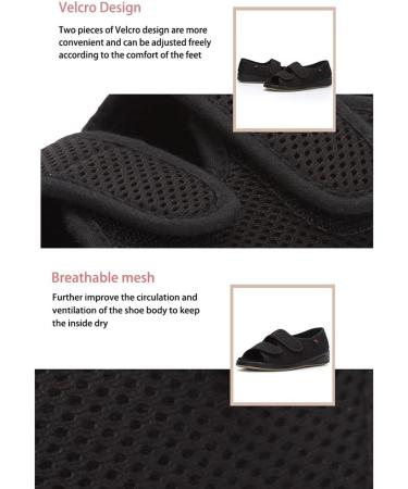 XINTU Lightweight Extra Wide Diabetic Sandals for Women - Khaki - Size 8 - Buy Online on GoSupps.com