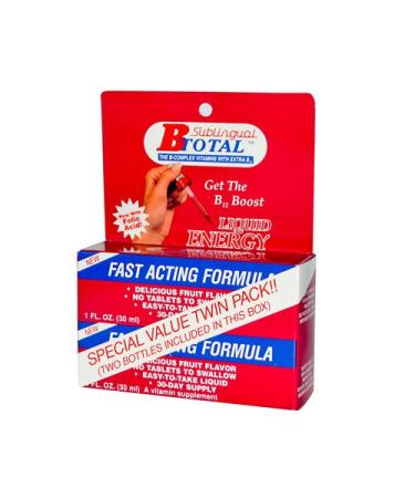 Sublingual Products B-Total Twin Pack - 2 fl oz