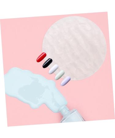 2pcs Resin Nail Display Palette - Manicure Mixing Tray for Nail Art | Colorful Nail Salon Props - Buy Online on GoSupps.com