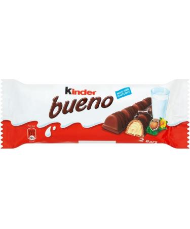Chocolate Bar Bundle With Kinder Bueno Chocolate Bar 43g x3 with White Bar 39g x3 (6 Pack) - Buy Online on GoSupps.com