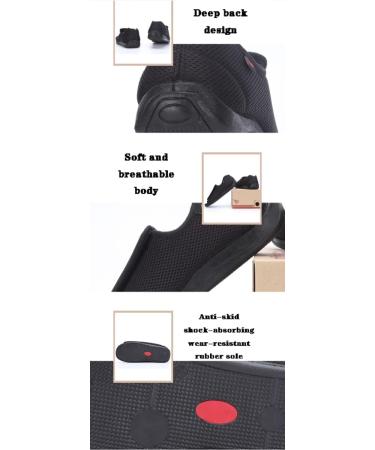 Orthopaedic Diabetic Sandals for Elderly Men Women - Open Toe, Fashionable, and Safety Shoes for Edema, Arthritis, and Plantar Fasciitis - Size 47 Black - Buy Online on GoSupps.com