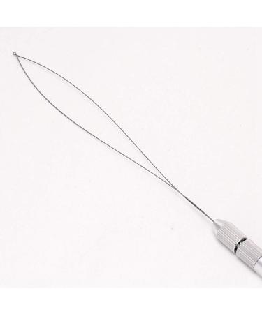 Hair Extension Loop Needle Threader Kit Pulling Hook Tool for Hair Aluminum Handle Hair Extension Threading Tool Micro Beads Loop Needle Threader for Hair Extensions Feather Ext - Buy Online on GoSupps.com