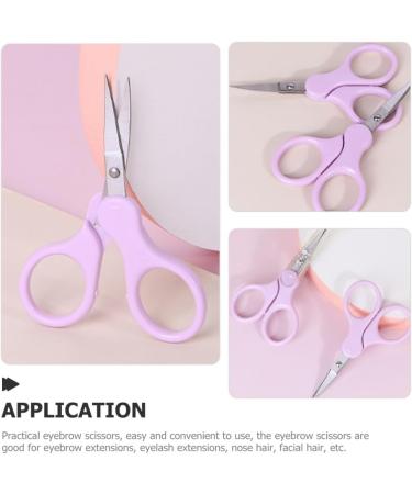 Small Stainless Steel Eyebrow Scissors & Facial Hair Shears | Premium Eye Brow Trimmer for Women - Beauty Essentials for Perfect Shaping - Buy Online on GoSupps.com