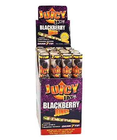 JUICY JAYS Pre-Rolled Cones - 24pc Display (BlackBerry)