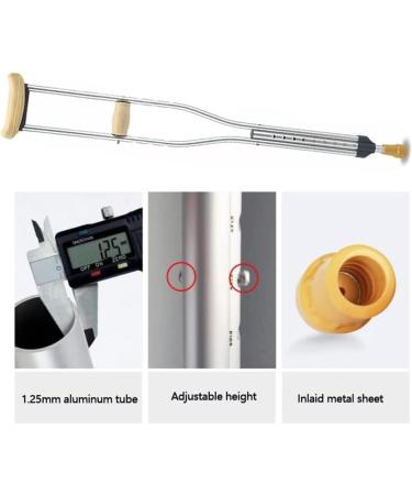 GHFTCCF 1 Pair Medical Crutches Adjustable Aluminum Crutches Adult Walker Medical Orthopedic Crutches Comfortable Handle Crutches Medium - Buy Online on GoSupps.com