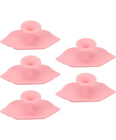 Silicone Exfoliating Lip Brushes Deep Cleansing Professional Bendable Soft Lip Scrubbers Exfoliating Brush Tool with Sucking Cup for Skin Care 5 PCS - Buy Online on GoSupps.com