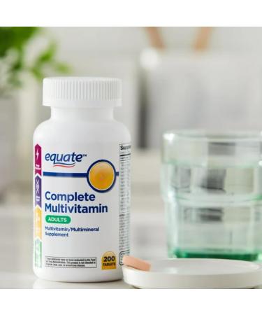 AGILIPET Equate Complete Multivitamin/Multimineral Supplement Tablets Adults 200 Count - Adults Sticker. - Buy Online on GoSupps.com