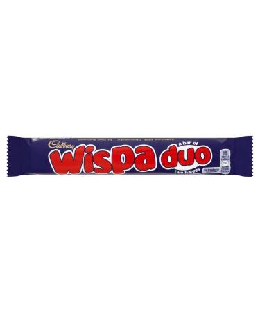Cadbury Wispa Duo Lot de 32 barres de chocolat 51 g