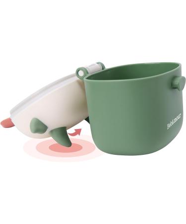 Bebamour Baby Milk Powder Dispenser Pot - Formula & Snack Container - 230g Milk Powder, 450ml - Green Cow - 01 Green - Buy Online on GoSupps.com