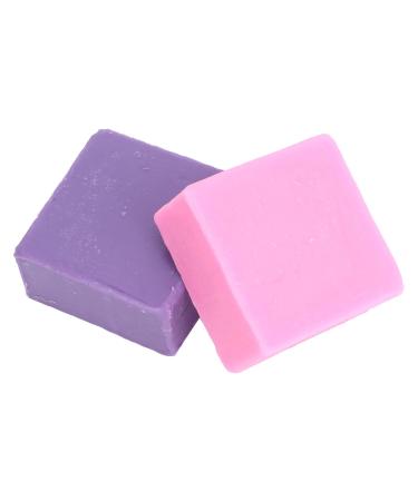 Verdant Touch Face Body Soap Rose Lavender Facial Body Cleansing Bar 200g Dirt Removal Oil Control Skin Brightening Soap