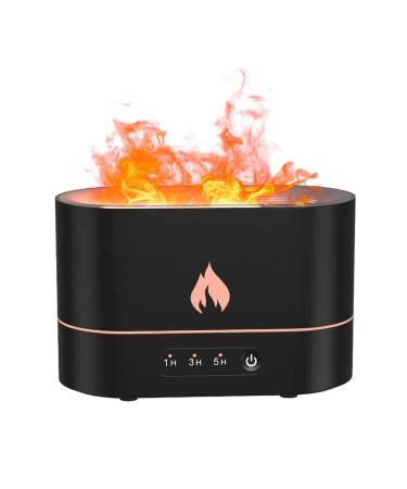 Aroma diffuser with flames effect aroma diffuser for essential oils quiet air diffuser aromatherapy humidifier cool manure humidifier for bedrooms at home office yoga