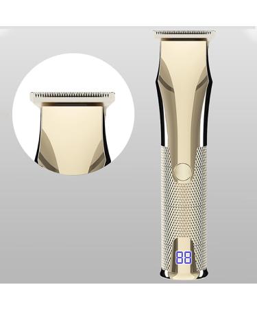 Buy Multi-Function Gold Hair Clippers for Men | Low Noise USB Rechargeable Haircut & Barber Salon Tool - Buy Online on GoSupps.com