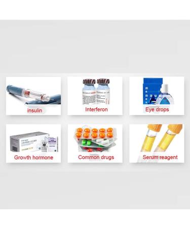 Portable Insulin Cooler Refrigerator - Home/Car Charging, LCD Display, 2-25 C Storage Temperature - Buy Online on GoSupps.com